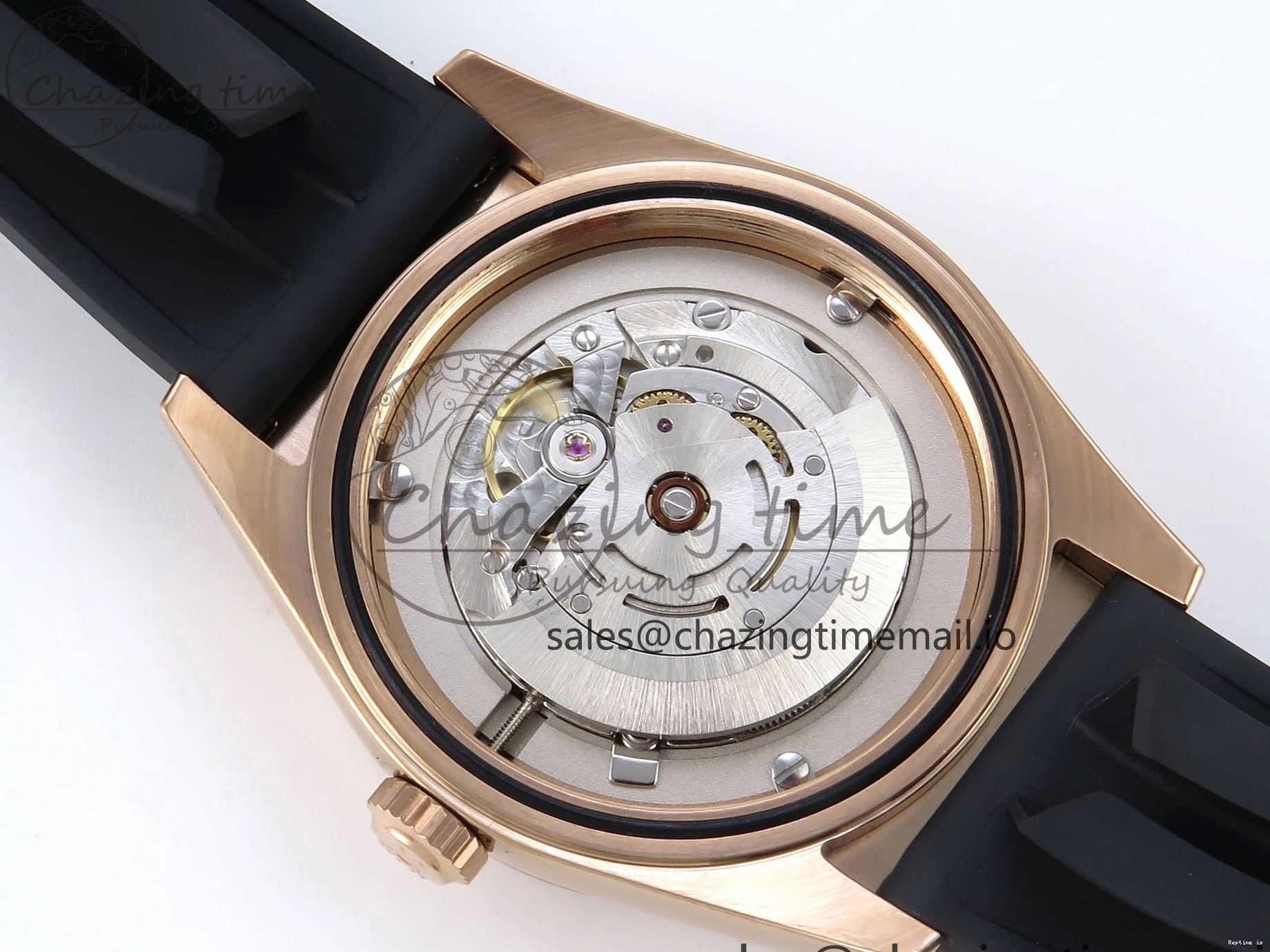 0104 Sky-Dweller 336235 RG ZF 1:1 Best Edition Gray Dial on Oysterflex Strap A23J (Gain Weight) SportInspired 908